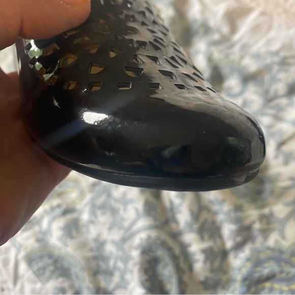 Anne Klein Jinni Patent Leather Black Block Heeled Loafer Size 8 - Picture 6 of 10